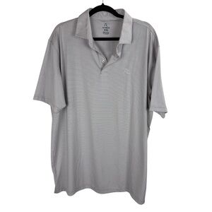 Rhoback Mens The Whaler Heather Stripe Polo Sz XXL